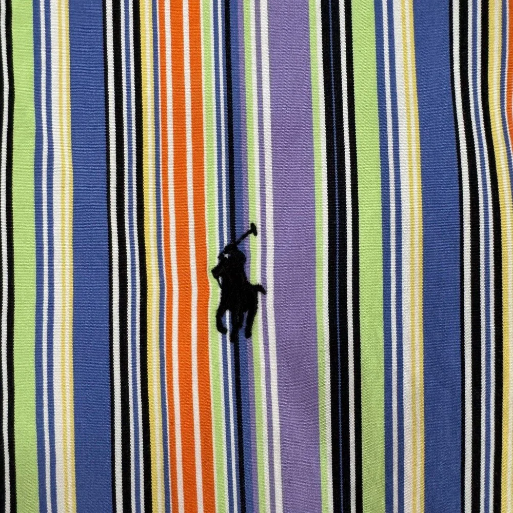 Ralph Lauren Shirt Mens XL Multicolor Stripe Westerton‎ Button Down Pony Logo